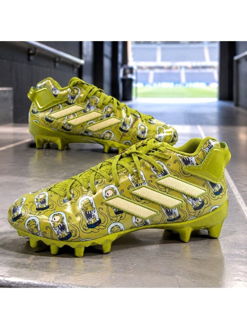 Adidas Freak 22 x The Simpsons Kang & Kodos Football Cleats GW1785 Men’s 9.5